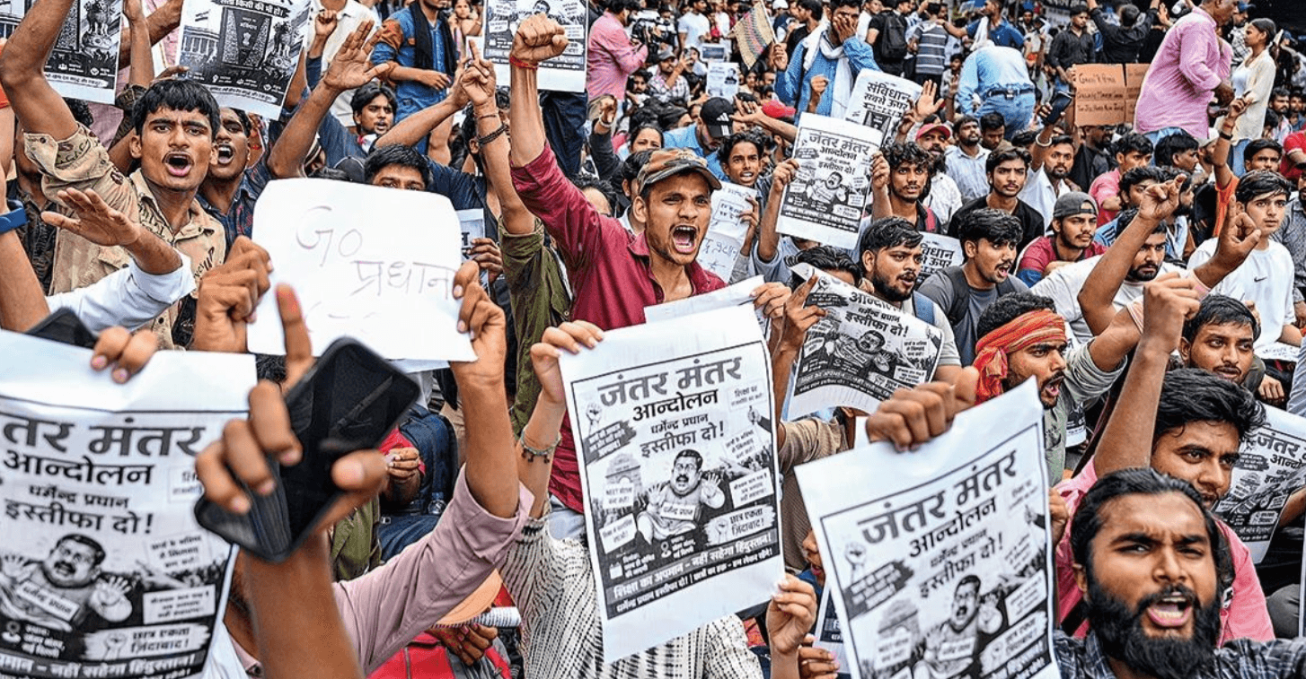 India Faces Growing Political Pressure as Youth-Led Protests Challenge Electoral Changes